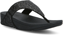 Lulu Glitter Toe-Thongs Flade Sandaler Black FitFlop