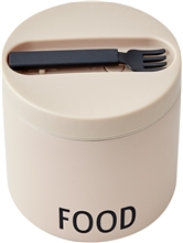 Design Letters Thermo Lunch Box Iso Nude