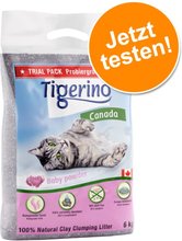 Probierknaller! Tigerino Canada Style Katzenstreu 6 kg - 6 kg Babypuderduft