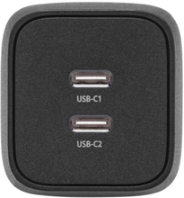 Linocell Premium GaN USB-C laddare med PD 45 W Svart