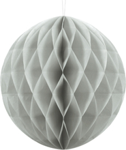 Ljus Grå Honeycomb Ball 30 cm