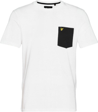 Contrast Pocket T-Shirt T-shirts Short-sleeved Hvit Lyle & Scott*Betinget Tilbud