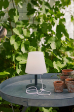Bordslampa Gardenlight Kreta USB Vit
