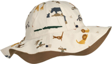 Amelia Reversible Sun Hat Solhat Multi/patterned Liewood