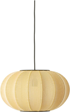 Knit-Wit 45 Oval Pendant Home Lighting Lamps Ceiling Lamps Pendant Lamps Yellow Made By Hand