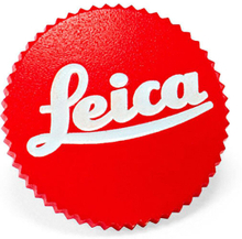 Leica Soft Release Button "LEICA" 8mm Röd (14014), Leica