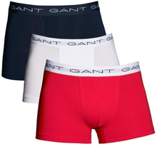 Gant 3P Essential Basic CS Trunks Flerfarvet bomuld Small Herre