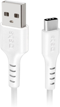 SBS data- og opladningskabel USB 2.0 - USB C 1,5 meter - Hvid