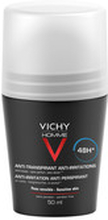 Vichy Homme Deodorante Uomo Roll On Pelle Sensibile 48h 50 Ml