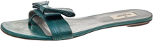 Pre-eide skinnbånd flat lysbilde sandaler størrelse 41
