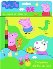 Peppa Pig - Colouring 3D Puzzle set