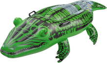 Groene opblaasbare krokodil 145 cm ride-on speelgoed