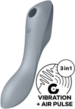 Satisfyer Curvy Trinity 3 Grey Air pressure vibrator