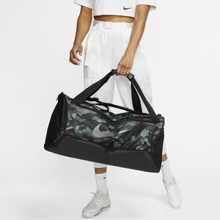 Nike Brasilia Printed Training Duffel Bag (Medium) - Grey