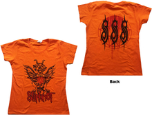 Slipknot: Ladies Tee/Winged Devil (Back Print) (X-Small)