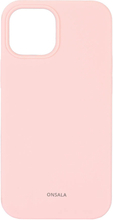 ONSALA Mobilecover Silicone Chalk Pink iPhone 13 Mini