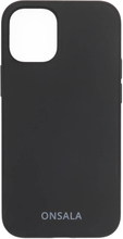 ONSALA Mobilskal Silikon Black iPhone 12 Mini