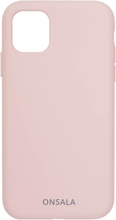 ONSALA Mobilskal Silikon Sand Pink iPhone 11 / XR