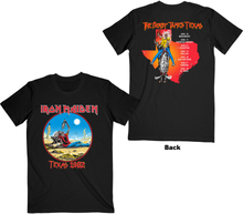 Iron Maiden: Unisex T-Shirt/The Beast Tames Texas (Back Print) (Small)