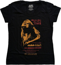 Janis Joplin: Ladies T-Shirt/Madison Square Garden (Soft Hand Inks) (Small)