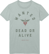 Bon Jovi: Unisex T-Shirt/Wanted (Large)