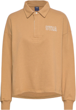 W. Rugby Sweat Tops T-shirts & Tops Polos Beige Svea