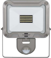 Brennenstuhl LED-strålkastare JARO 3050 P (LED-strålkastare för väggmontage, 30W, 2950lm, 6500K, IP54, med rörelsedetektor, tillverkad av högkvalitativt aluminium)