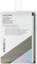 Cricut Joy Insert Cards 11,4 cm x 15,9 cm 12-pack (Gray, Silver, Holographic)