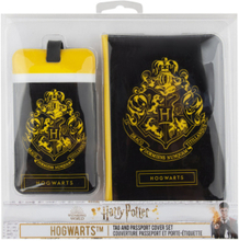 Harry Potter: Tag + Passport cover SET Hogwarts