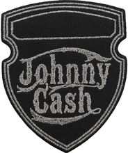 Johnny Cash: Standard Patch/Metallic Shield