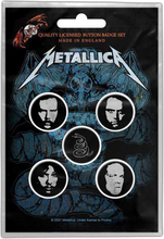 Metallica: Button Badge Pack/Wherever I May Roam