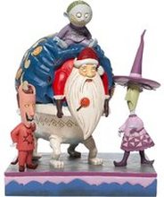 Disney Traditions Lock, Shock and Barrel with Santa Figurine 23cm