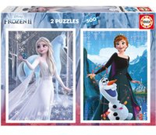 Disney Frozen 2-in-1 Jigsaw Puzzles (500 Pieces)