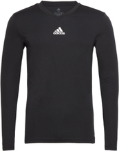 Team Base Tee T-shirts Long-sleeved Svart Adidas Performance*Betinget Tilbud