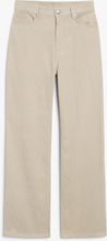 Yoko corduroy trousers high waist wide leg - Brown