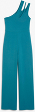 Asymmetrical jumpsuit - Turquoise