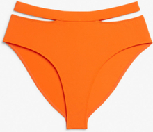 Side cut-out bikini bottoms - Orange