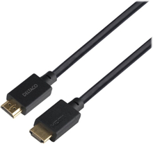 Deltaco HU-40-LSZH, 4 m, HDMI-tyyppi A (vakio), HDMI-tyyppi A (vakio), Musta