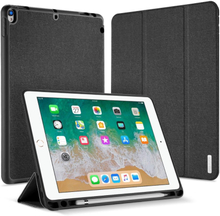 iPad Air (2019) / iPad Pro 10.5" Cover - DUX DUCIS Domo Series Tri-fold Læder Cover - Mørkegrå