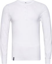 Dovre T-Shirt 1/1 Ærme/Stolpe Underwear Night & Loungewear Pyjama Tops White Dovre