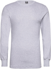 Dovre T-Shirts 1/1 Ærme Organi Underwear Night & Loungewear Pyjama Tops Grey Dovre
