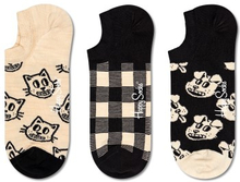 Happy socks 3 stuks Pet No Show Sock