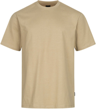 ONLY & SONS Fred Relax Herren Kurzarm T-Shirt bequemes Baumwoll-Shirt 22022532 Beige