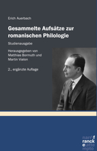 Gesammelte Aufsätze zur romanischen Philologie – Studienausgabe