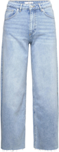 Culotte Jeans With Openings Jeans Wide Jeans Blå Mango*Betinget Tilbud
