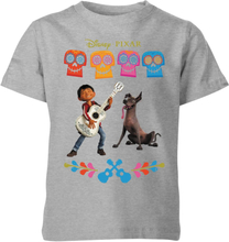 Coco Miguel Logo Kids' T-Shirt - Grey - 3-4 Years - Grey