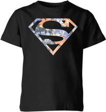 DC Originals Floral Superman Kids' T-Shirt - Black - 3-4 Years - Black