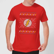 DC Flash Knit Men's Christmas T-Shirt - Red - S