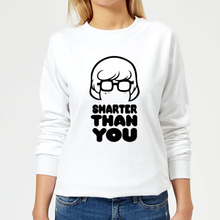 Scooby Doo Smarter Than You Women's Sweatshirt - White - XS - White