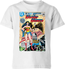 Justice League Wonder Woman Cover Kids' T-Shirt - White - 7-8 Years